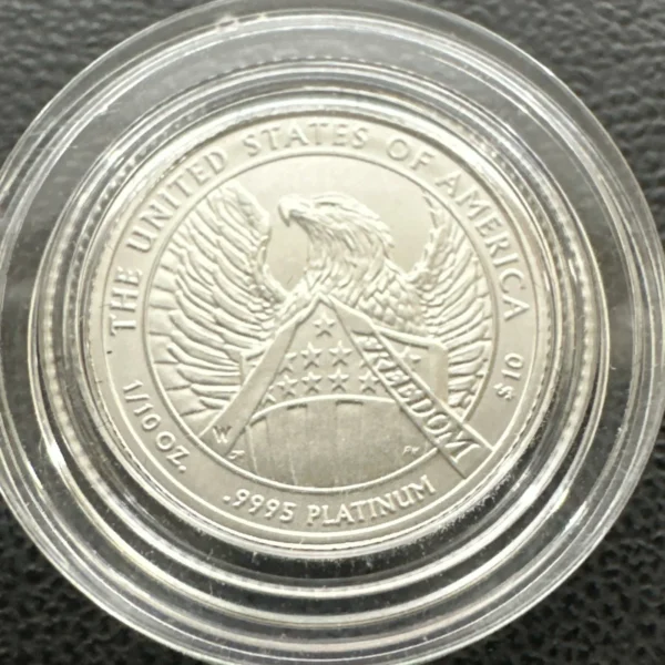 2008-W $10 Burnished 1/10 oz Platinum Eagle – PCGS MS70 - Image 4