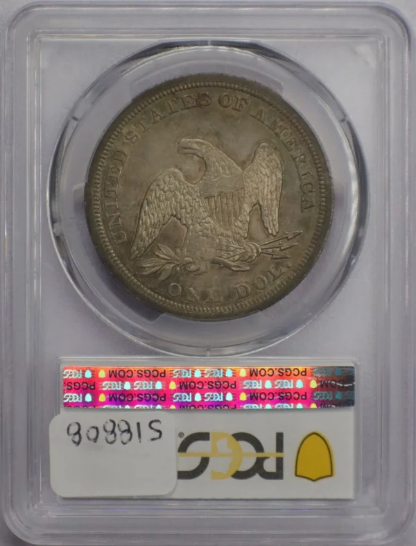 1846 $1 Seated Liberty Dollar - PCGS AU 55