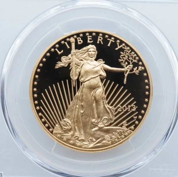 2013-W $50 1 oz Gold American Eagle PCGS PR70DCAM First Strike - C1716
