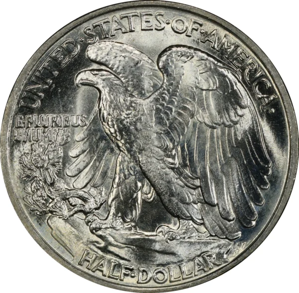 1942 MS65 Walking Liberty Half Dollar, PCGS 51866177