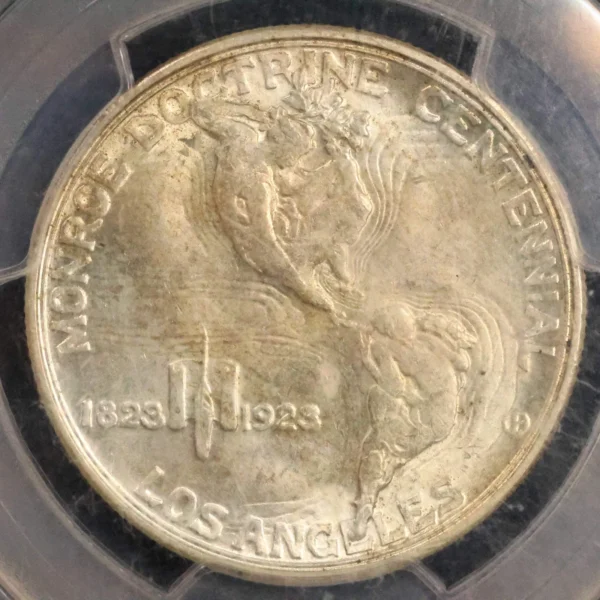 1923 S Monroe Doctrine Centennial Half Dollar 50c Commemorative - PCGS MS 64
