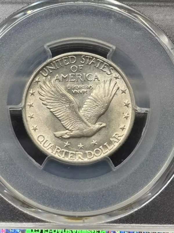 1918/7 S Standing Liberty Quarter PCGS MS-62