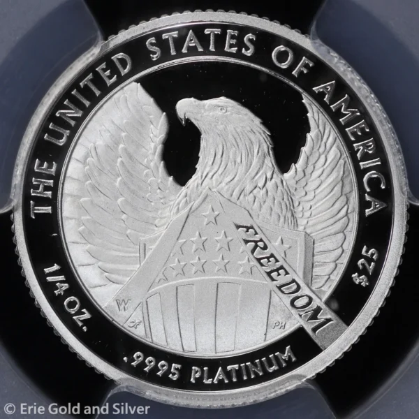 2007-W $25 Proof 1/4 oz Platinum Eagle Statue of Liberty PCGS PR 69 DCAM