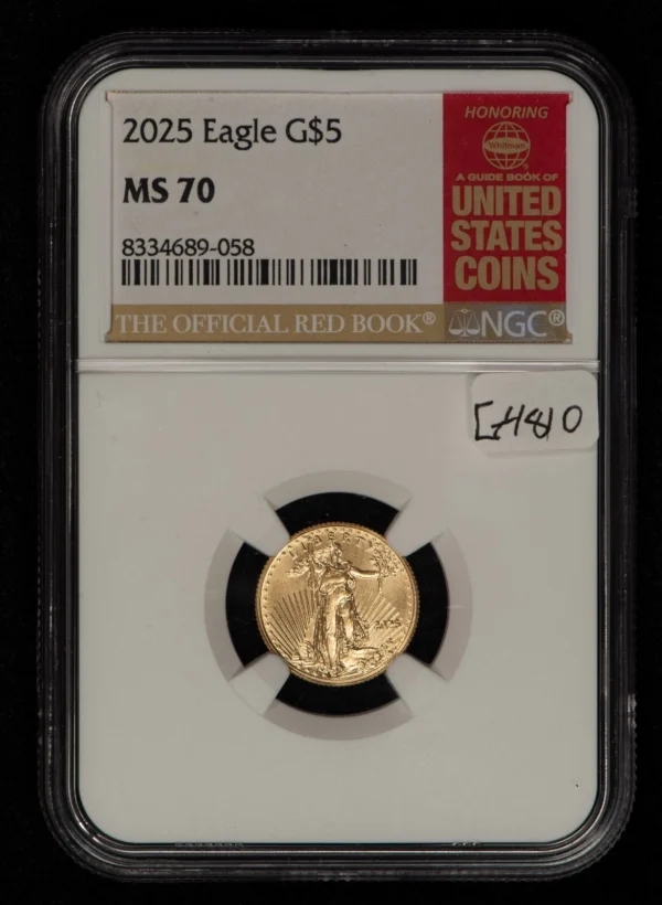 G$5 1/10 oz Gold American Eagle