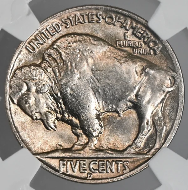 1936-D 5C BUFFALO NICKEL "DENVER MINT" NGC MS65