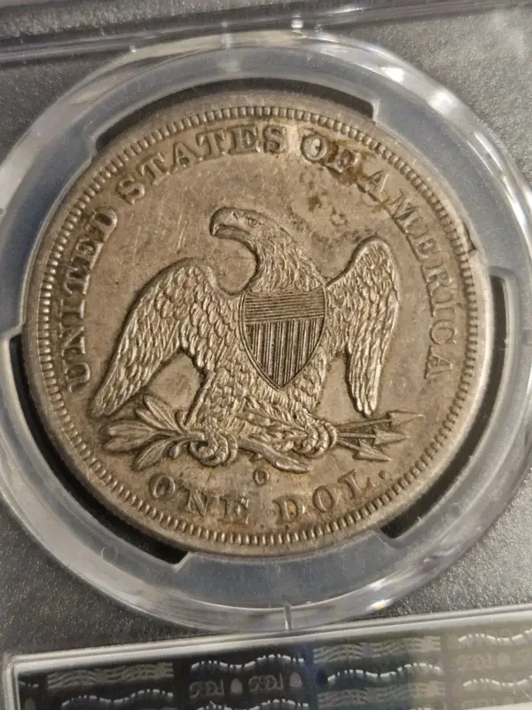 1859-O $1 Seated Liberty Dollar * PCGS AU53
