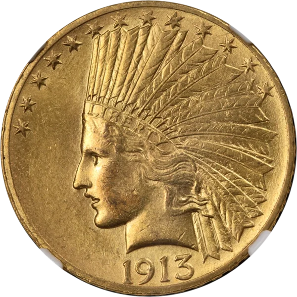 1913 $10 Gold Indian PCGS MS63