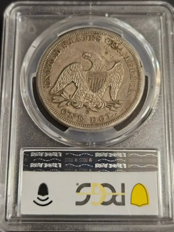 1859-O $1 Seated Liberty Dollar * PCGS AU53