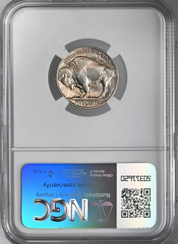 1936-D 5C BUFFALO NICKEL "DENVER MINT" NGC MS65