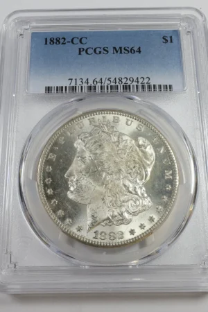 1882 CC Carson City Morgan Silver Dollar –